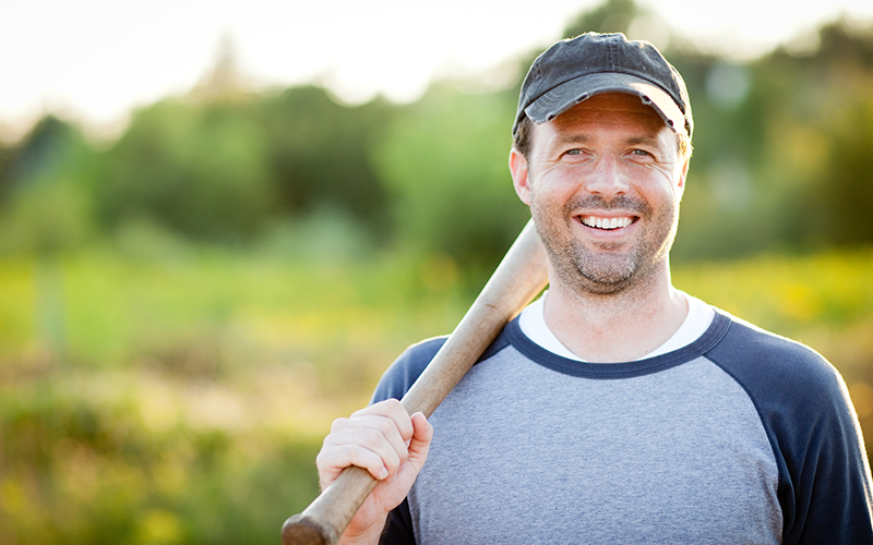 Man Wearing Baseball Cap